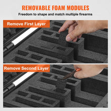 Lade das Bild in den Galerie-Viewer, VEVOR Pistolenkoffer | Abschließbar für 5 Kurzwaffen