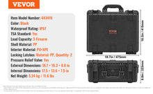 Lade das Bild in den Galerie-Viewer, VEVOR Pistolenkoffer | Abschließbar für 5 Kurzwaffen