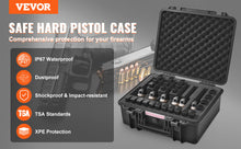 Lade das Bild in den Galerie-Viewer, VEVOR Pistolenkoffer | Abschließbar für 6 Kurzwaffen