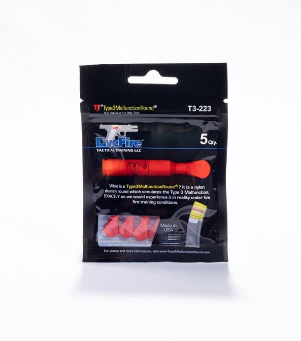 LiveFire Tactical Training | .223/5.56 Type3MalfunctionRound - 5er Pack - MantisX.at