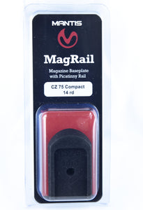 MAGRAIL - CZ 75 COMPACT 14RD 9mm- MAGAZIN-BODENPLATTEN-SCHIENENADAPTER - MantisX.at