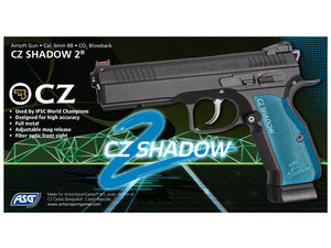 Rückstoßfähige Trainingspistole - CZ Shadow 2 - roter Laser - MantisX.at